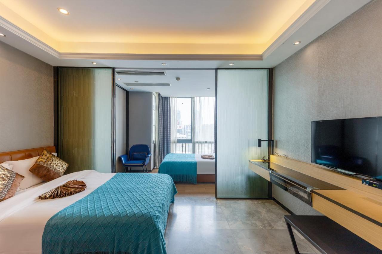 Yoyo Apartment Jiedeng Metropolis Branch, Beijing Road 広州 エクステリア 写真